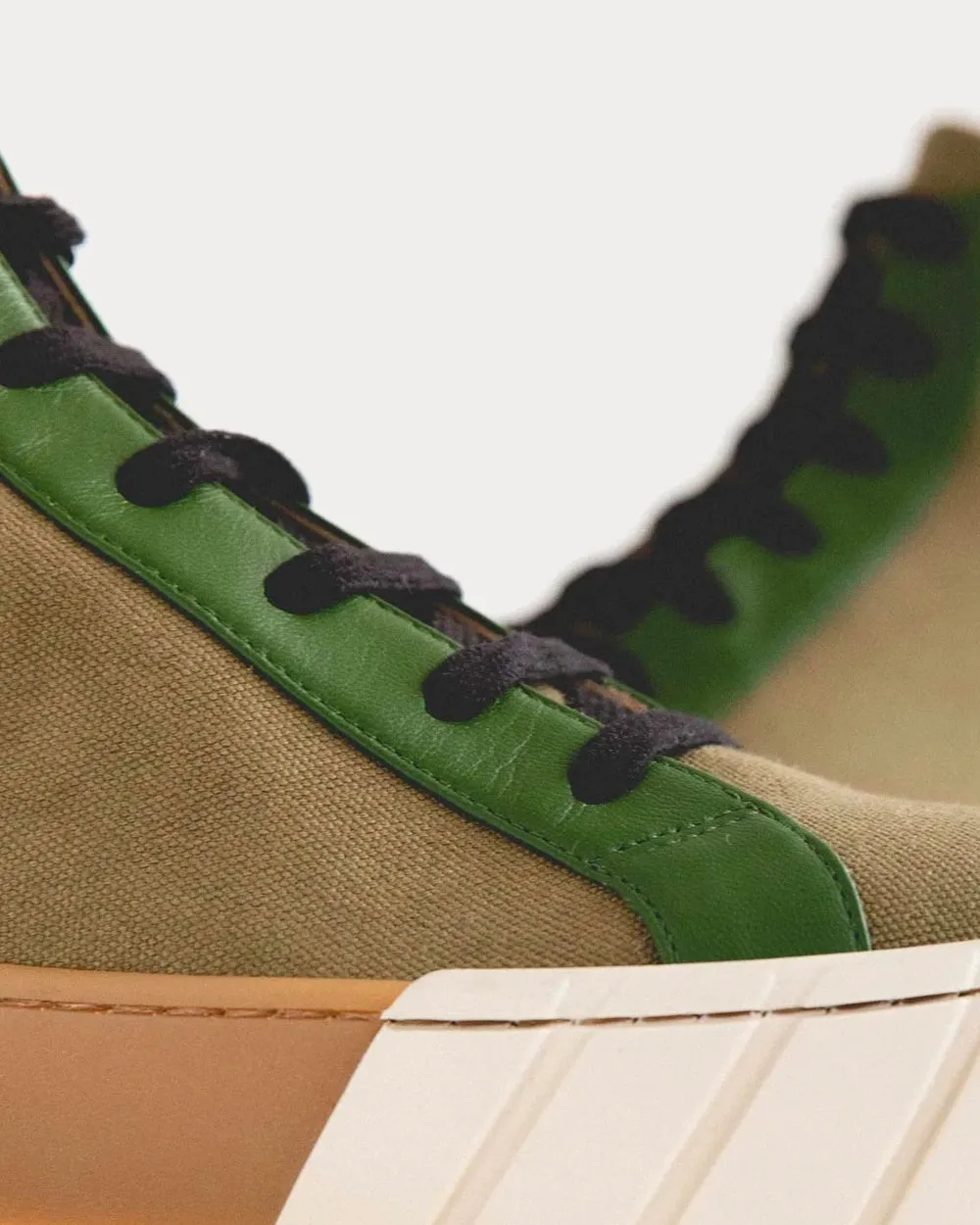 Seek Khaki High Top Sneakers