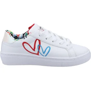 Skechers Girls Goldie Whole Heart Trainers - White