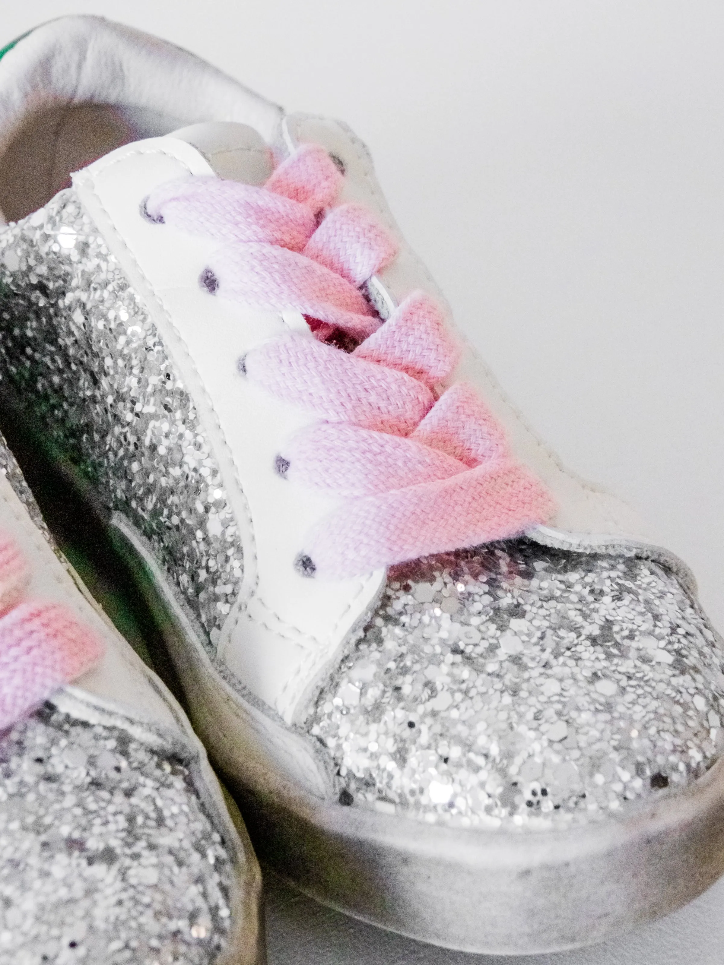 SweetHoney Sneakers - Silver Sparkle