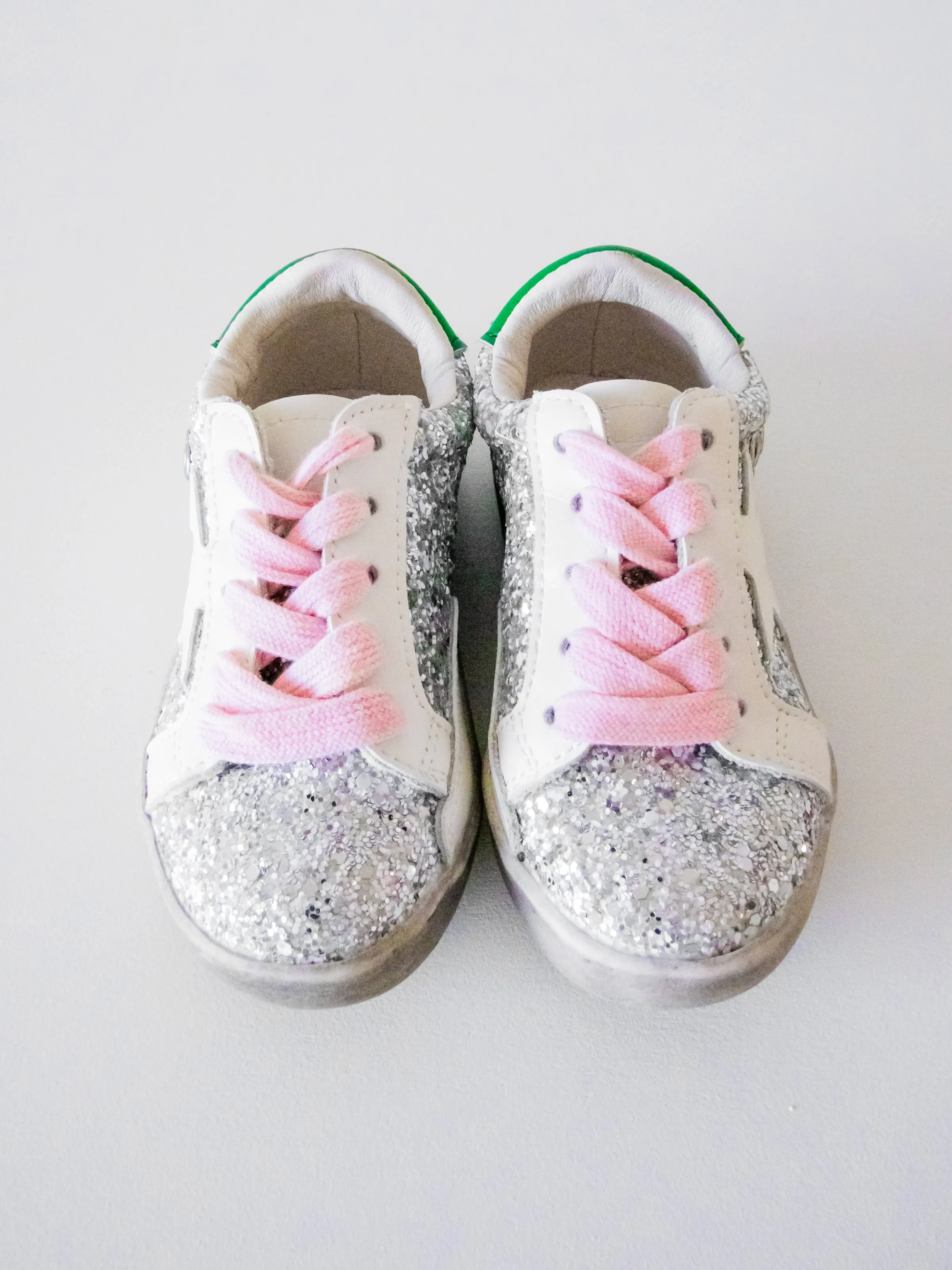 SweetHoney Sneakers - Silver Sparkle