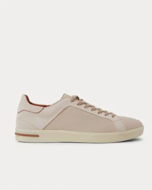 Traveller Suede and Canvas  Beige low top sneakers