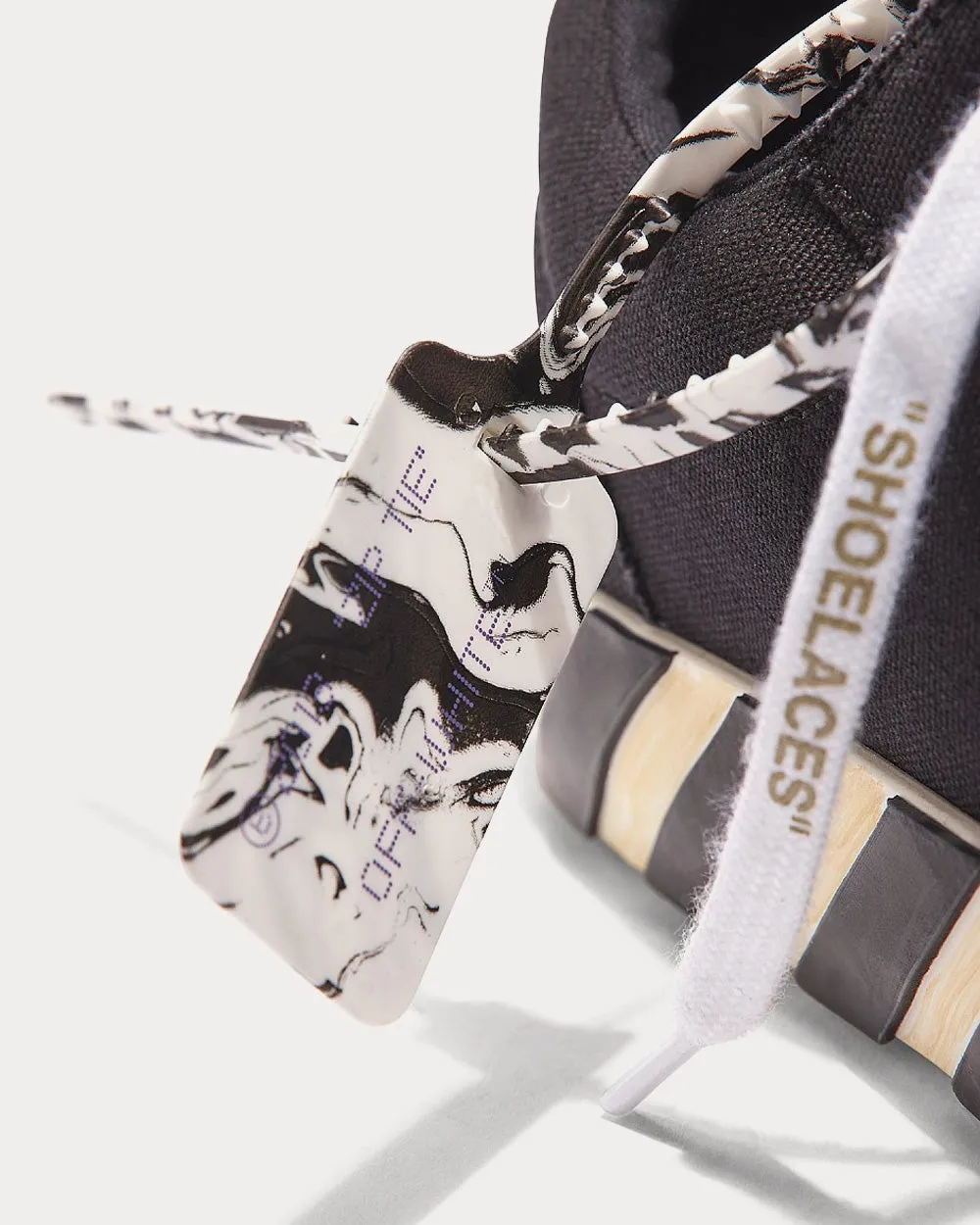 Vulcanized Eco Canvas Black Low Top Sneakers
