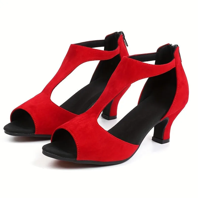 Women's Blue Latin Dance Shoes | Lightweight And Elegant Heel