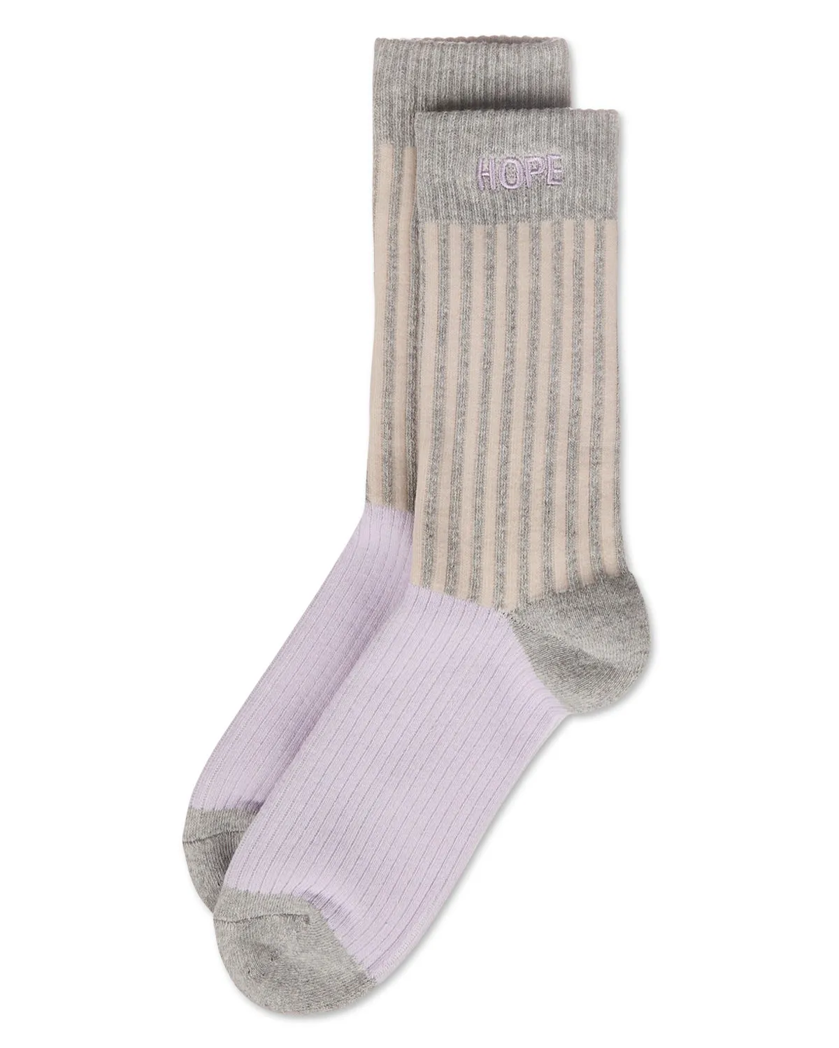 Women's Inspirations Embroidered Cuff Crew Socks