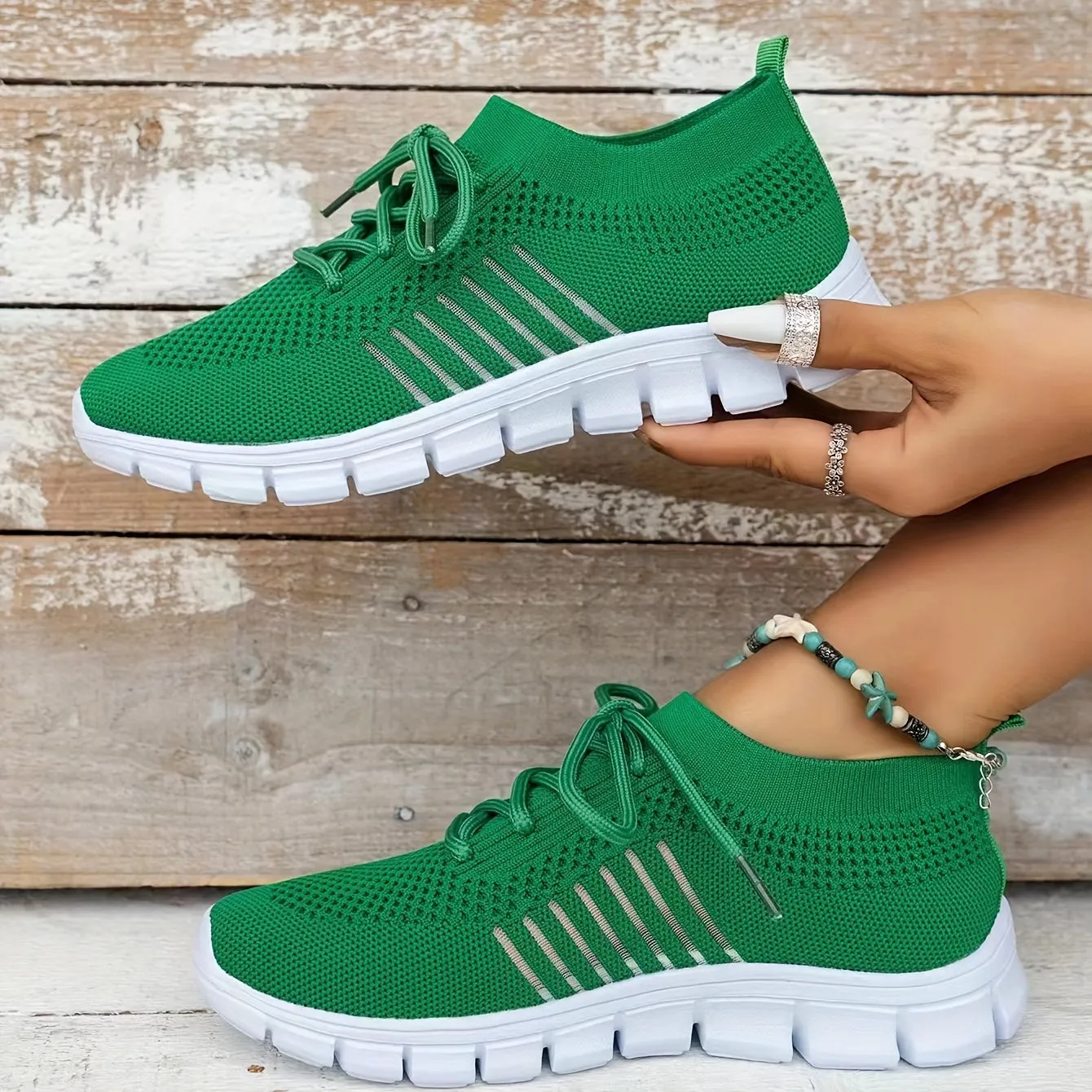 Women's Plain toe Low Top Lightweight Sneakers Shoes